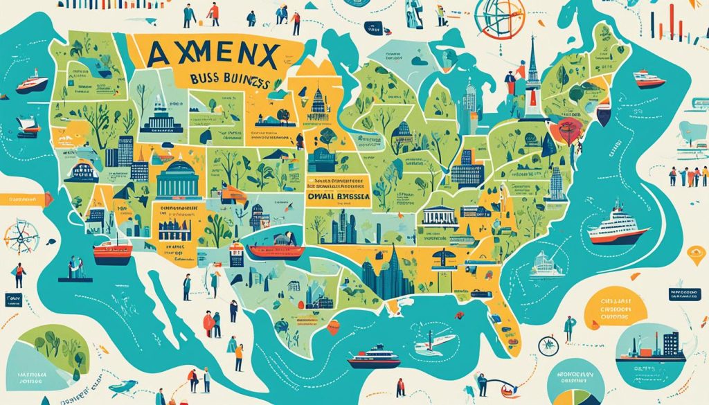 amex small business map